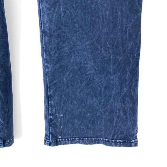 Testimony Los Angeles Flare Leg Pants Womens Size L Washed Blue Pull On *READ - Picture 4 of 7